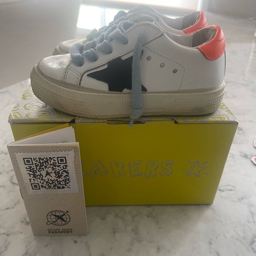 Golden Goose Kids SuperStar Low-Top Sneakers - EU23 / White